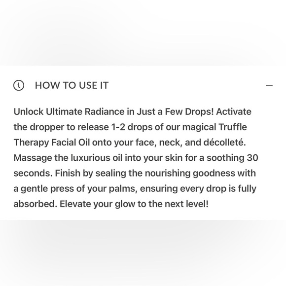 Skin & CO Truffle Therapy Pure Oil Truffle Complex - Super Dewying Facial Oil - Picture 6 of 9